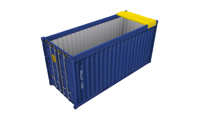 OPEN TOP container