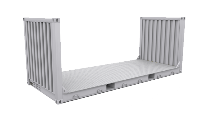 FLAT RACK container